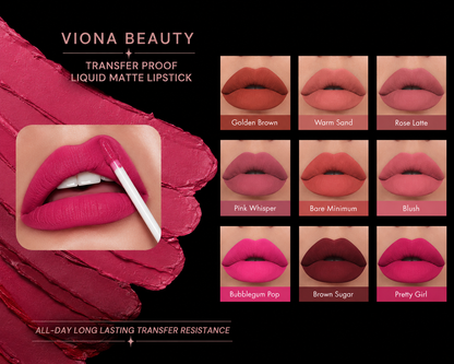 Transfer Proof Liquid Matte Lipstick